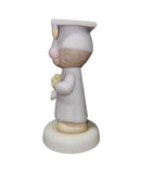 Precious Moments Figurine E4721DB, The Lord Bless You and Keep You (Blonde)