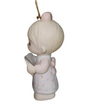 Precious Moments Ornament E-5387, Wishing You a Merry Christmas- 1984