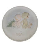 Precious Moments E-5396, The Wonder of Christmas- Plate- 1984