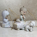 Precious Moments: e5633 Come Let Us Adore Him Ornament Set