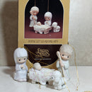 Precious Moments: e5633 Come Let Us Adore Him Ornament Set