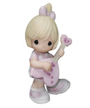 Precious Moments Figurine F0007, When You Play with Heart, Music is Art