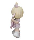 Precious Moments Figurine F0007, When You Play with Heart, Music is Art