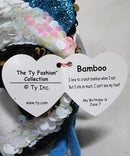 Ty Fashion - Bamboo the Panda Bear, Glitter Eyes, Wristlet Purse