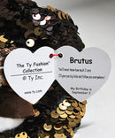 Ty Fashion- Brutus the Dog, Glitter Eyes, Wristlet Purse