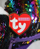 Ty Fashion - Dotty the Leopard, Glitter Eyes, Flippables Sequin Backpack