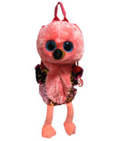 Ty Fashion - Gilda the Flamingo, Glitter Eyes, Flippables Sequin Backpack