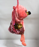Ty Fashion - Gilda the Flamingo, Glitter Eyes, Flippables Sequin Backpack
