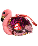 Ty Fashion- Gilda the Flamingo, Glitter Eyes, Wristlet Purse