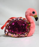 Ty Fashion- Gilda the Flamingo, Glitter Eyes, Wristlet Purse
