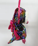 Ty Fashion - Owen the Owl, Glitter Eyes, Flippables Sequin Backpack