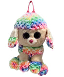 Ty Fashion - Rainbow the Poodle, Glitter Eyes, Backpack