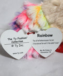 Ty Fashion - Rainbow the Poodle, Glitter Eyes, Backpack