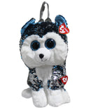 Ty Fashion - Slush the Husky Dog, Glitter Eyes, Flippables Sequin Backpack
