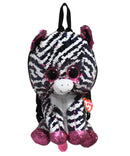 Ty Fashion - Zoey the Zebra, Glitter Eyes, Flippables Sequin Backpack