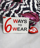 Ty Fashion - Zoey the Zebra, Glitter Eyes, 6 Ways to Wear