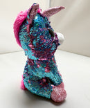 Ty Flippables Sequin Plush - Celeste the Blue & Pink Unicorn