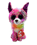 Ty Flippables Sequin Plush - Charmed the Valentine's Day Dog