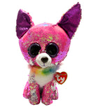 Ty Flippables Sequin Plush - Charmed the Valentine's Day Dog, Medium (11")