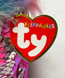 Ty Flippables Sequin Plush - Charmed the Valentine's Day Dog, Medium (11")