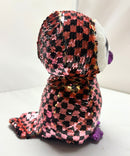 Ty Flippables Sequin Plush - Checks the Owl, Medium (9")