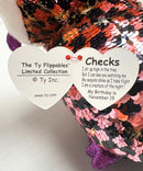 Ty Flippables Sequin Plush - Checks the Owl, Medium (9")