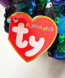 Ty Flippables Sequin Plush - Crunch the Blue Dinosaur