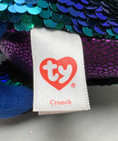 Ty Flippables Sequin Plush - Crunch the Blue Dinosaur