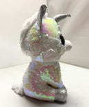 Ty Flippables Sequin Plush - Diamond the White Unicorn, Medium (10")