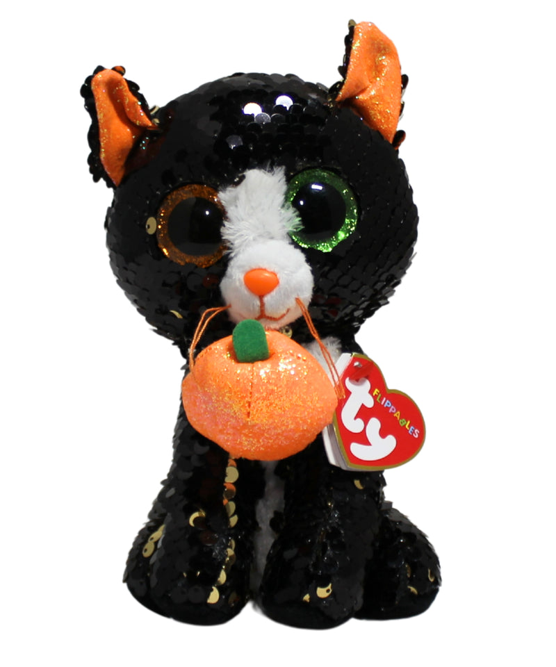 Ty Flippables - Jinx the Cat With a Pumpkin