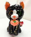 Ty Flippables Sequin Plush - Jinx the Halloween Cat, Medium (10")