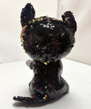 Ty Flippables Sequin Plush - Jinx the Halloween Cat, Medium (10")