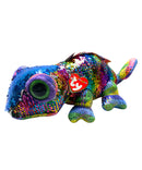 Ty Flippables Sequin Plush - Karma the Rainbow chameleon, Medium (13")