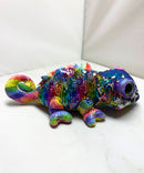 Ty Flippables Sequin Plush - Karma the Rainbow chameleon, Medium (13")