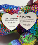 Ty Flippables Sequin Plush - Karma the Rainbow chameleon, Medium (13")