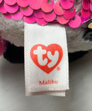 Ty Flippables Sequin Plush - Malibu the Cat, Medium (10")