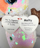 Ty Flippables Sequin Plush - Melty the Snowman, Glitter Eyes, Christmas, Winter
