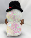 Ty Flippables Sequin Plush - Melty(medium) the Snowman, Medium, Glitter Eyes, Christmas, Winter, Medium size