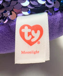 Ty Flippables Sequin Plush - Moonlight the Purple Owl, Medium (9")