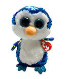 Ty Flippables Sequin Plush - Payton the Blue Penguin
