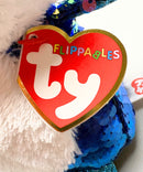 Ty Flippables Sequin Plush - Payton the Blue Penguin