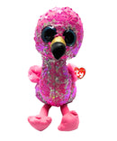 Ty Flippables Sequin Plush - Pinky the Flamingo, Medium (10")