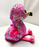 Ty Flippables Sequin Plush - Pinky the Flamingo, Medium (10")