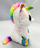 Ty Flippables Sequin Plush - Pixy the Unicorn, Glitter Eyes