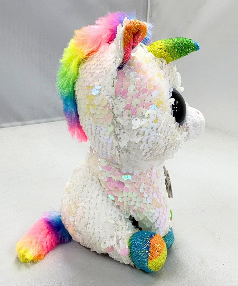 Ty Flippables Sequin Plush - Pixy the Unicorn, Glitter Eyes