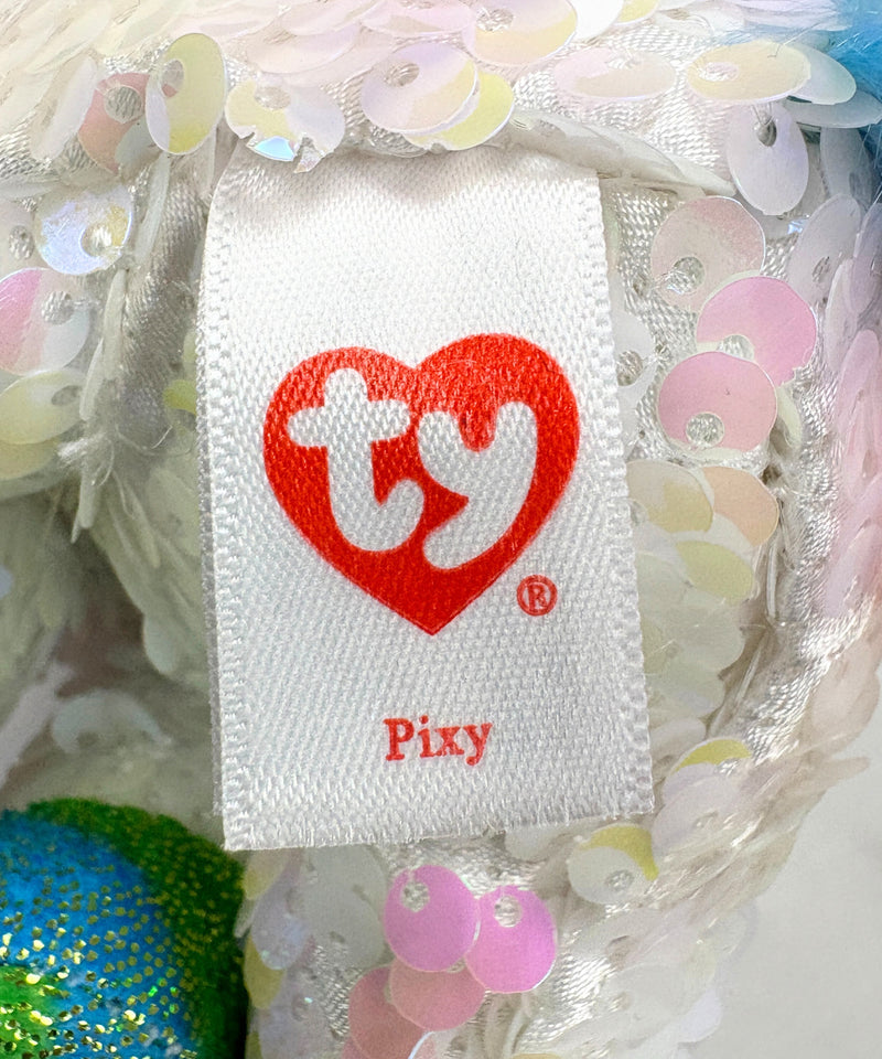 Ty Flippables Sequin Plush - Pixy the Unicorn, Glitter Eyes