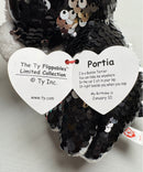 Ty Flippables Sequin Plush - Portia the Boston terrier