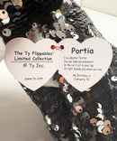 Ty Flippables Sequin Plush - Portia the Boston terrier, Medium (11")