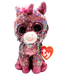 Ty Flippables Sequin Plush - Sparkle the Pink Unicorn