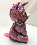 Ty Flippables Sequin Plush - Sparkle the Pink Unicorn, Medium (11")
